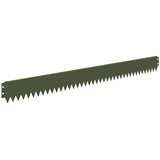 vidaXL Robovi trave 10 pcs 103 x 10 cm Jeklo Olivno zelena, (5000301456) Cene