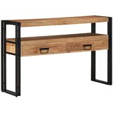  Konzolna stolica Smeđa 120 x 33 x 75 cm Čvrsto drvo akacije | shoptok.hr