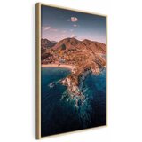  Slika - Cliff in Kalamitsi (1 Part) Vertical 60x90 U prirodnom drvenom okviru | shoptok.hr