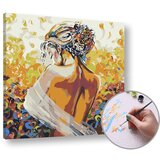 Artmie Slikanje po številkah ŽENSKA - Level Medium 50x50 cm | 50x50 cm - without frame | Shoptok.si