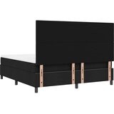  s opruga kutije s uzglavljem Crna 180 x 200 cm tkanina | shoptok.hr