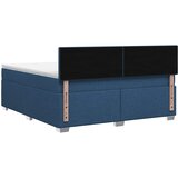  Krevet s box springom, madracem i LED-om Plava 180 x 200 cm | shoptok.hr