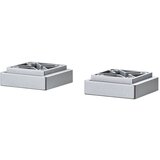 Pelipal Noge za pohištvo v srebrni barvi v kompletu 4 ks Set 857 – | Shoptok.si