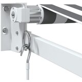 Tenda na uvlačenje antracit-bijela 3,5x2,5 m tkanina i aluminij | Eponuda.com