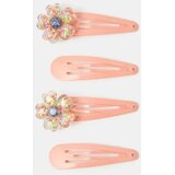 Monsoon Children Set šnala za kosu Glitter Flower, 4 komada, Breskva | Eponuda.com