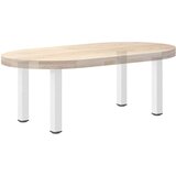 Noge za klub stolić 4 kom Bijele 42-44 cm Čelik | shoptok.hr