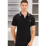 Dewberry T8594 MEN'S T-SHIRT-LIGHT BLACK Cene