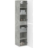  Ormar za Kupaonicu na Zidu Betonska siva 33 x 34,5 x 160 cm | shoptok.hr