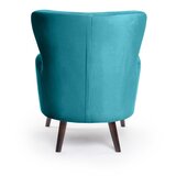 Bonami Selection Turkizen žameten fotelj z naslonom Noemye – | Shoptok.si