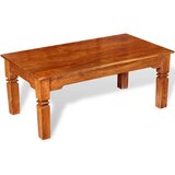 Maison Chic Klubska mizica - kavna mizica - Nizka mizica iz trdnega lesa 110x60x45 cm, (21753493) Cene
