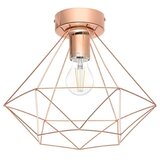 Eglo 79256 - plafonsko svetlo byron 1xE27/60W/230V u bakarnoj boji | Eponuda.com
