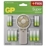 Gp Alkalna baterija SUPER AA 12+AAA + 12AA + ventilator | Shoptok.si