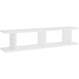  Zidne police 2 kom bijele 90 x 18 x 20 cm konstruirano drvo | shoptok.hr