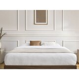 Bobochic Paris Temno rjava zakonska postelja iz iverne plošče v dekorju breze s prostorom za shranjevanje/brez vzglavja z letvenim dnom 160x200 cm Mara – | Shoptok.si