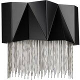 Elstead Lighting Elstead Zuma Stenska svetilka s 3 lučmi, satenasto črna, srebrna, G9, (22098908) | Shoptok.si