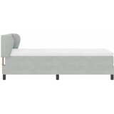  s opruga kutije Svjetlosiva 90 x 190 cm Baršun | shoptok.hr