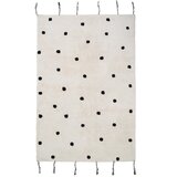 Nattiot Crni/krem periv/ručno rađen pamučan tepih 100x150 cm Nümi Black – | shoptok.hr