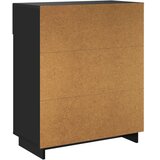  Ormarić za cipele 73 x 38 x 87 5 cm Konstruirano drvo Crna - Crna | shoptok.hr