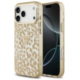  maska guess iml leopard glitter triangle magsafe za iphone 17 pro max/ 18 pro max braon Cene