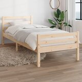 vidaXL posteljni okvir iz trdnega lesa 100x200 cm Cene