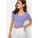 Trendyol Blouse - Purple - Fitted
