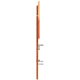  Uzglavlje voštano smeđe 120 cm od masivne borovine | Eponuda.com