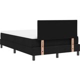  Kutna opružna kreveta s madracem Crna 120x200 cm Tkanina | shoptok.hr