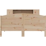  Krevet s regalom za knjige bez madraca 135x190 cm od borovine | shoptok.hr