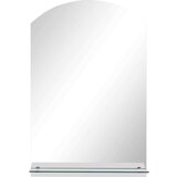  Zidno ogledalo s policom 40 x 60 cm od kaljenog stakla | shoptok.hr