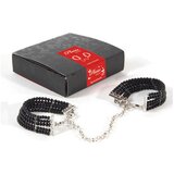 Bijoux Indiscrets Lisice "Plaisir Nacre" - črne (R21754) Cene