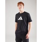 Adidas Tehnička sportska majica 'FI 3BAR' crna / bijela | shoptok.hr
