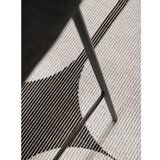 NORTHRUGS Črno-bela okrogla notranja in zunanja preproga ø 160 cm Duet Bowen – | Shoptok.si