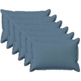  Presvlaka za jastuk 6 pcs HOUTEN Traper plava 50 x 80 cm - Trapere plave boje 50 x 80 cm 6 | shoptok.hr