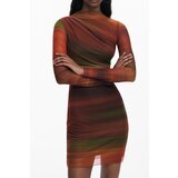 Desigual WOMEN&#39;S SHORT DRESS ORANGE Cene