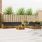  Set vanjskih sofa 8 kom. Prirodna i antracit | shoptok.hr