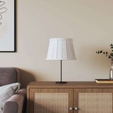 vidaXL Senčilo za svetilko belo Ø25x17 cm pleteno | Shoptok.si