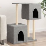 vidaXL Penjalica za mačke sa stupovima za grebanje svjetlosiva 86 cm | shoptok.hr