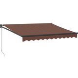 vidaXL Tenda na ručno uvlačenje smeđa 300 x 250 cm u
