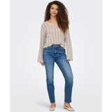 Only Puloverji ONLELBA LIFE LS V-NECK CC KNT 15339529 Bež | Shoptok.si