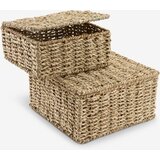  Kutija sa poklopcem od morske trave 2kom | ePonuda.com