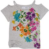 Desigual Majice s kratkimi rokavi EDIMBURGO Siva | Shoptok.si