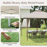  Gazebo paviljon sa mehanizmom 4x4m Bež | Eponuda.com