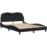  Okvir za krevet Viana bez madraca crni 120 x 200 cm od umjetne kože | shoptok.hr