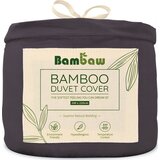Bambaw prevleka za odejo iz bambusa 240 x 220 cm - charcoal | Shoptok.si