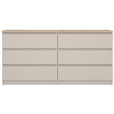 Tvilum Kremno bela komoda 154x76x50 cm Naia – | Shoptok.si
