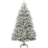  Umjetno božićno drvce sa šarkama i snijegom 180 cm | shoptok.hr