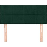  Uzglavlje tamnozeleno 80 x 5 x 78/88 cm baršunasto | shoptok.hr