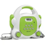 Auna Pocket Rocker BT karaoke predvajalnik, BT, USB-vhod, MP3, 2 x mikrofon, zelena