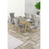 Hanah home trpezarijski set, 7 dijelova, siva | Eponuda.ba