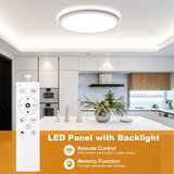 LEZOE 22cm LED stropna svetilka z daljincem | Shoptok.si